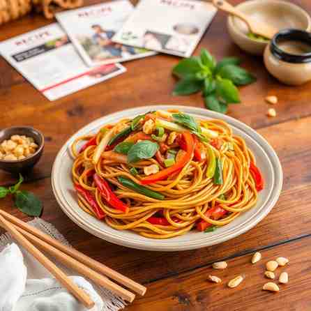 Easy Cambodian Cha Mee - Healthy Stir-Fried Noodles Recipe